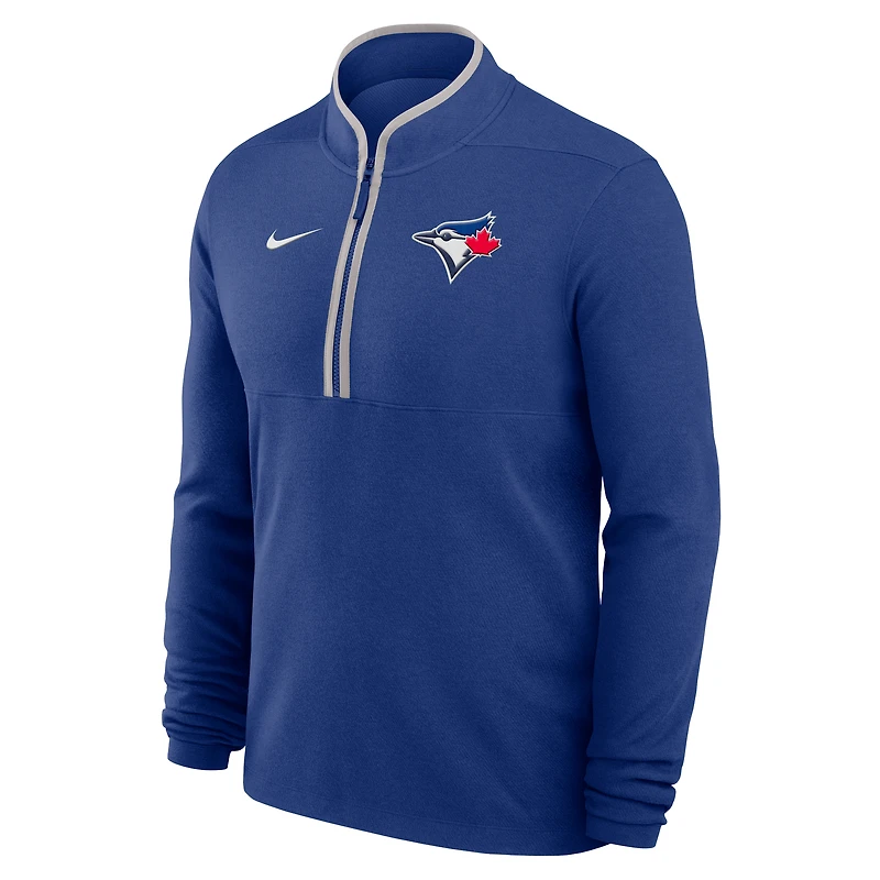 Men's Nike Royal Toronto Blue Jays Dri-FIT Victory Half-Zip Pullover