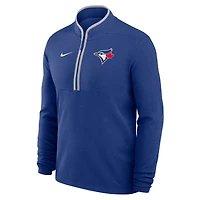 Men's Nike Royal Toronto Blue Jays Dri-FIT Victory Half-Zip Pullover