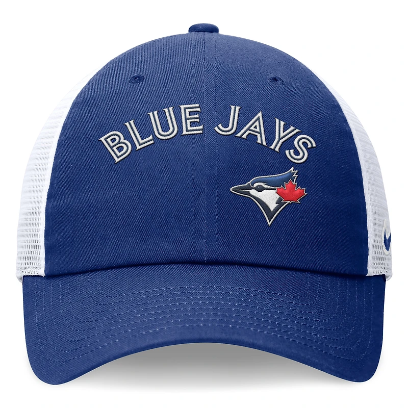 Men's Nike Royal Toronto Blue Jays Wordmark Adjustable Trucker Hat
