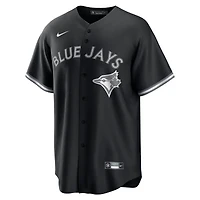 Maillot Nike Vladimir Guerrero Jr. noir pour homme, réplique des Blue Jays de Toronto