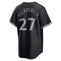 Maillot Nike Vladimir Guerrero Jr. noir pour homme, réplique des Blue Jays de Toronto