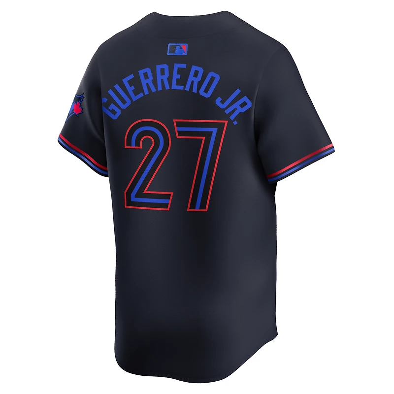 Maillot Nike Vladimir Guerrero Jr. bleu marine pour homme des Blue Jays de Toronto City Connect Limited