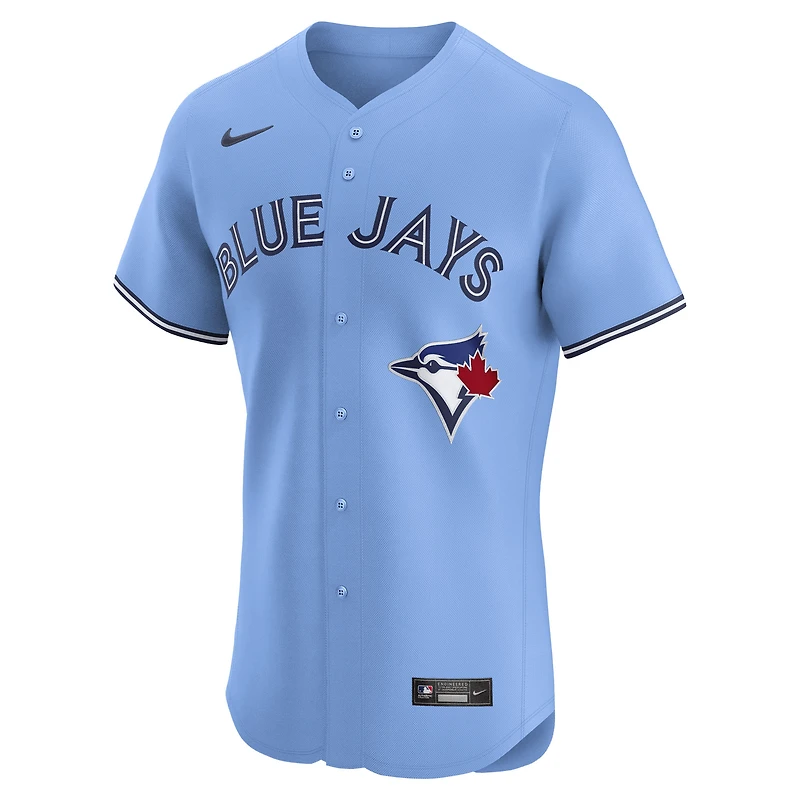Men's Nike Vladimir Guerrero Jr. Powder Blue Toronto Jays Alternate 2 Elite Jersey