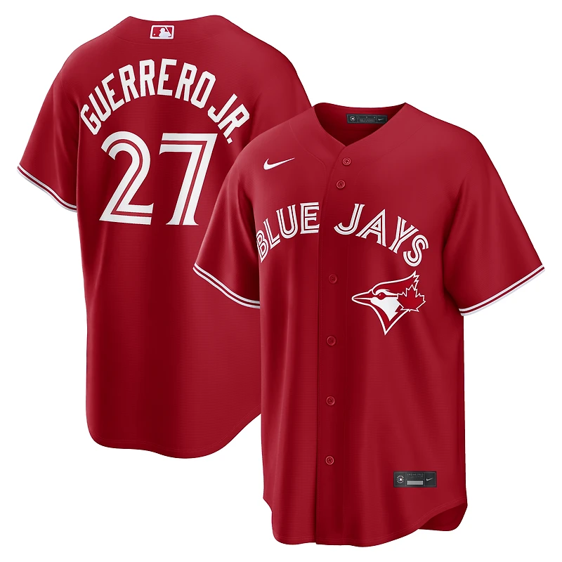 Men's Nike Vladimir Guerrero Jr. Red Toronto Blue Jays Alternate Replica Jersey