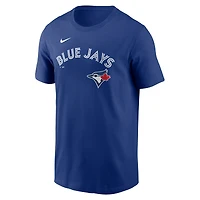 T-shirt Nike pour homme avec nom et numéro de Vladimir Guerrero Jr. Royal Toronto Blue Jays Fuse
