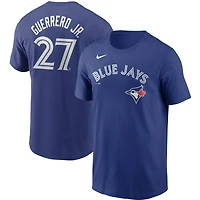 T-shirt Nike Vladimir Guerrero Jr. Royal Toronto Blue Jays pour hommes avec nom et numéro