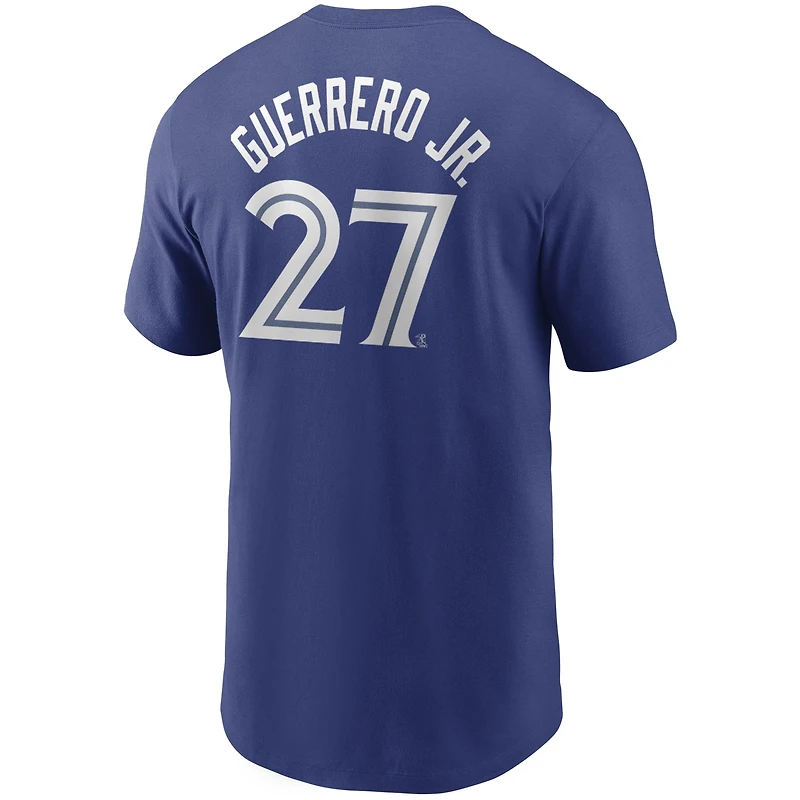 T-shirt Nike Vladimir Guerrero Jr. Royal Toronto Blue Jays pour hommes avec nom et numéro
