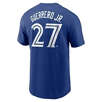 Men's  Nike Vladimir Guerrero Jr. Royal Toronto Blue Jays Name & Number T-Shirt