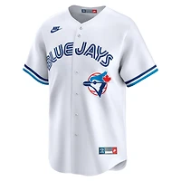 Maillot Nike blanc pour homme des Blue Jays de Toronto, collection Cooperstown, édition limitée