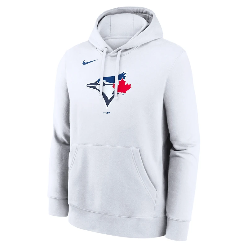 Men's Nike White Toronto Blue Jays Logo Club Hoodie