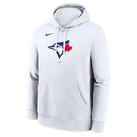 Men's Nike White Toronto Blue Jays Logo Club Hoodie