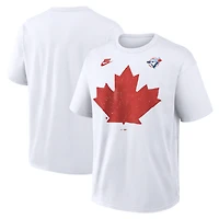 Men's Nike White Toronto Blue Jays Maple Leaf Local Max90 T-Shirt