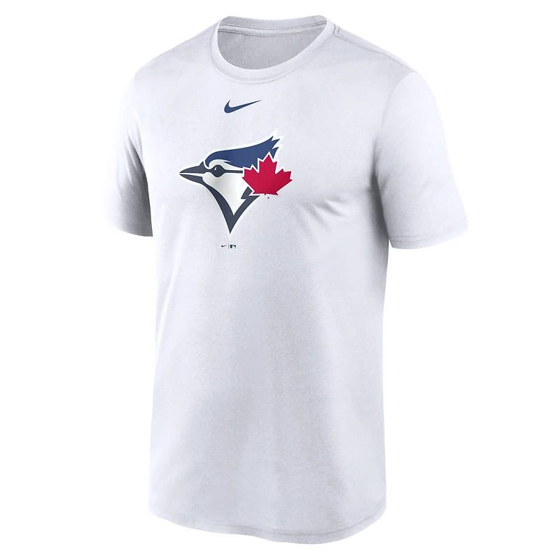 T-shirt Nike Dri-FIT blanc pour homme, modèle New Legend des Blue Jays de Toronto