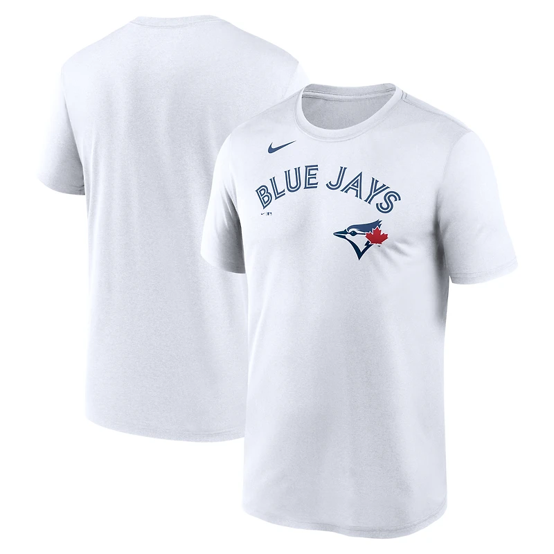 Men's Nike White Toronto Blue Jays New Legend Wordmark Dri-FIT T-Shirt