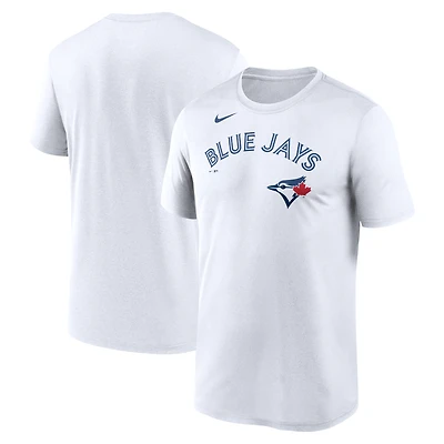 Men's Nike White Toronto Blue Jays New Legend Wordmark Dri-FIT T-Shirt