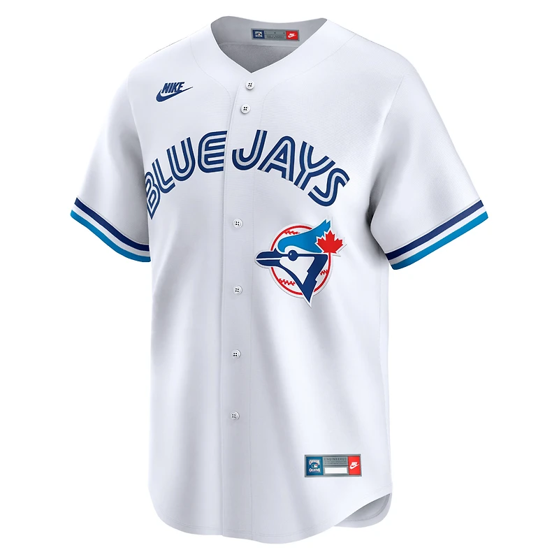 Men's Nike  White Toronto Blue Jays Throwback Limited Jersey