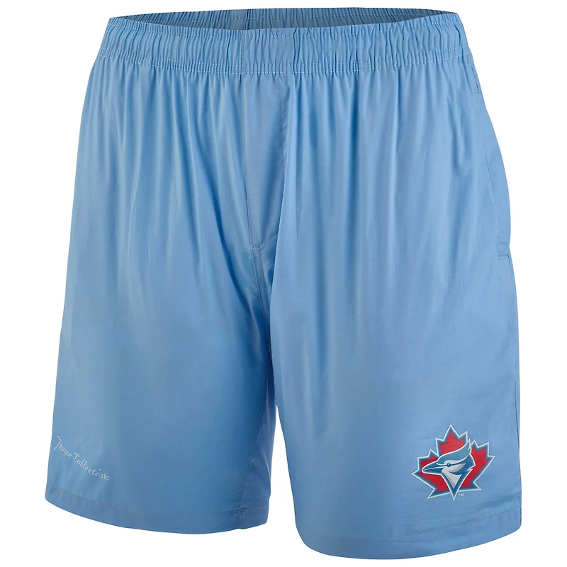Short de bain Peace Collective bleu poudré pour hommes des Blue Jays Toronto Essentials