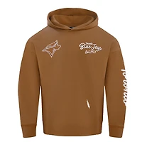 Men's Pro Standard Brown Toronto Blue Jays Paint the City Pullover Hoodie