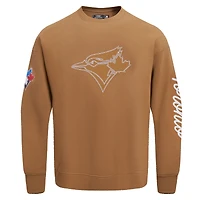 Sweat-shirt à enfiler Pro Standard Brown Toronto Blue Jays Paint the City pour homme