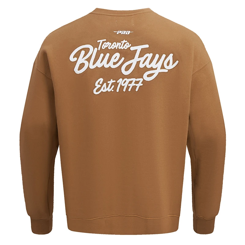 Sweat-shirt à enfiler Pro Standard Brown Toronto Blue Jays Paint the City pour homme