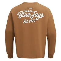 Sweat-shirt à enfiler Pro Standard Brown Toronto Blue Jays Paint the City pour homme
