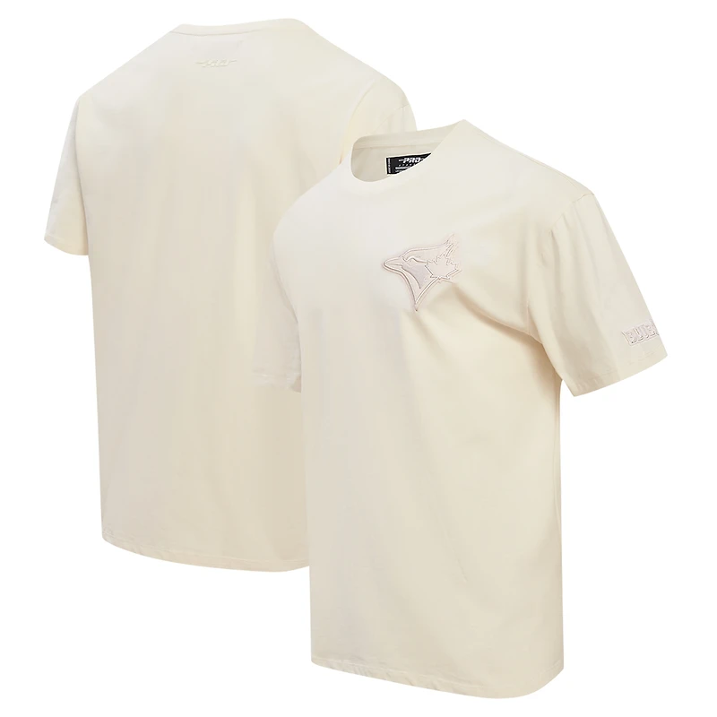 Men's Pro Standard Cream Toronto Blue Jays Neutral Drop Shoulder T-Shirt