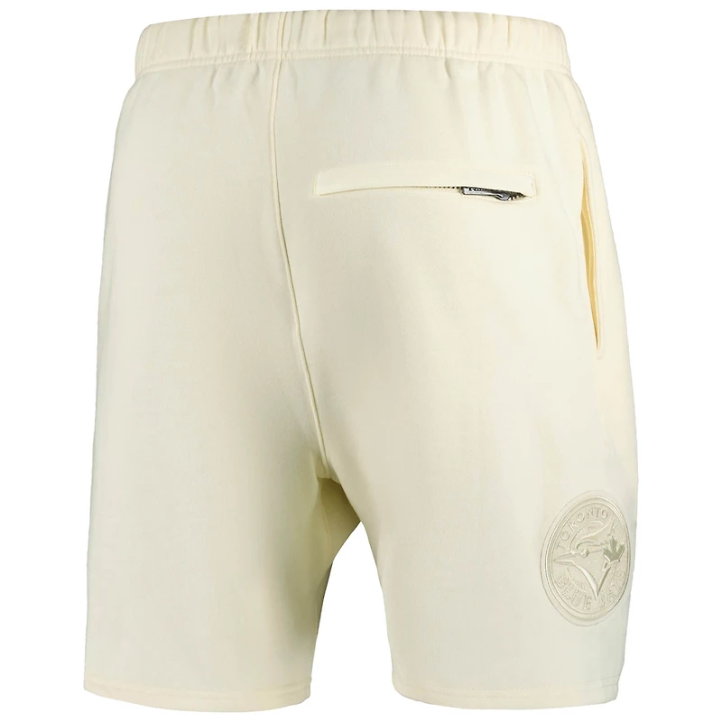 Men's Pro Standard Cream Toronto Blue Jays Neutral Fleece Shorts