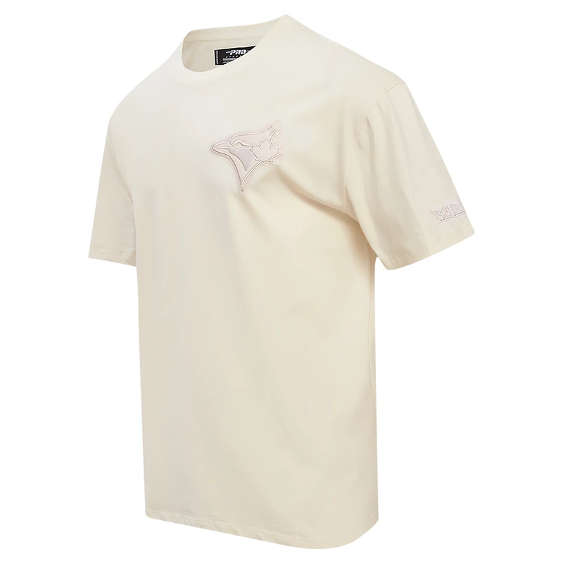 T-shirt surdimensionné neutre Pro Standard pour homme, couleur crème, des Blue Jays de Toronto, à épaules tombantes