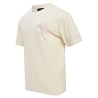 T-shirt surdimensionné neutre Pro Standard pour homme, couleur crème, des Blue Jays de Toronto, à épaules tombantes