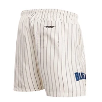 Short tissé classique rétro à fines rayures crème Pro Standard des Blue Jays de Toronto pour hommes