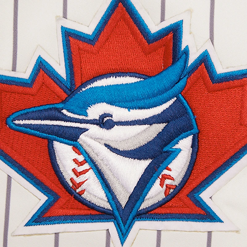 Short à fines rayures crème Pro Standard des Blue Jays de Toronto pour hommes