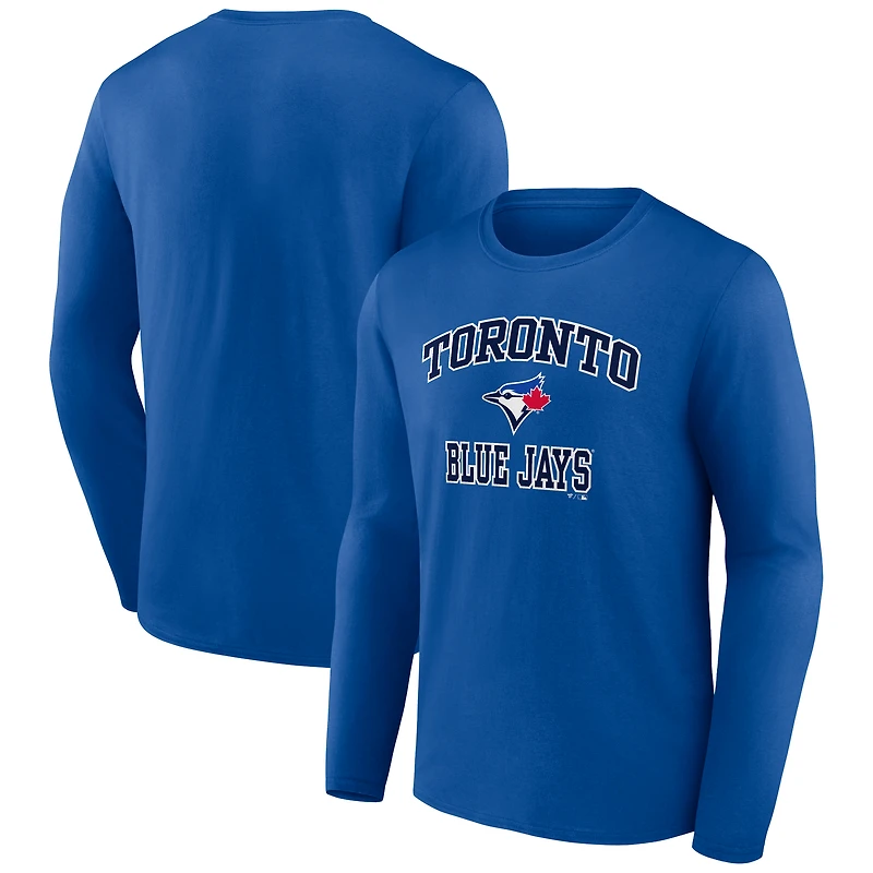 Men's  Royal Toronto Blue Jays Heart & Soul Long Sleeve T-Shirt