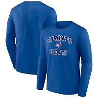 Men's  Royal Toronto Blue Jays Heart & Soul Long Sleeve T-Shirt