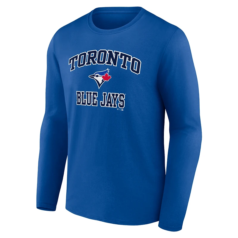 Men's  Royal Toronto Blue Jays Heart & Soul Long Sleeve T-Shirt