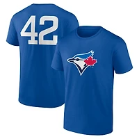 Men's Royal Toronto Blue Jays Jackie Robinson Day Name & Number T-Shirt