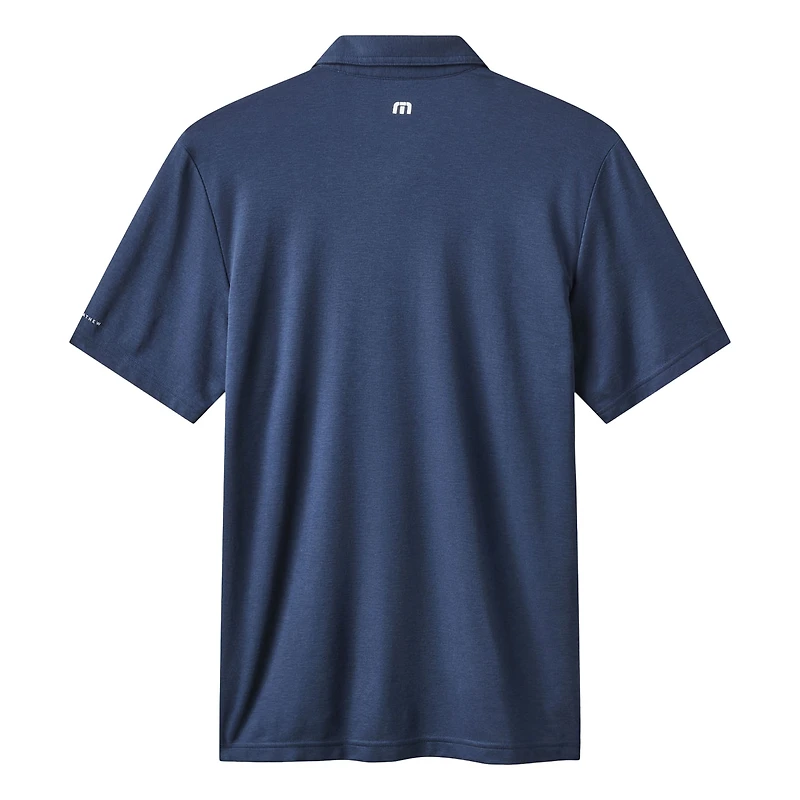Polo bleu marine TravisMathew pour homme, motif tri-mélange, les éliminatoires des Blue Jays de Toronto