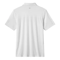 Polo tri-blend blanc Top Recruit de Toronto Blue Jays pour homme TravisMathew