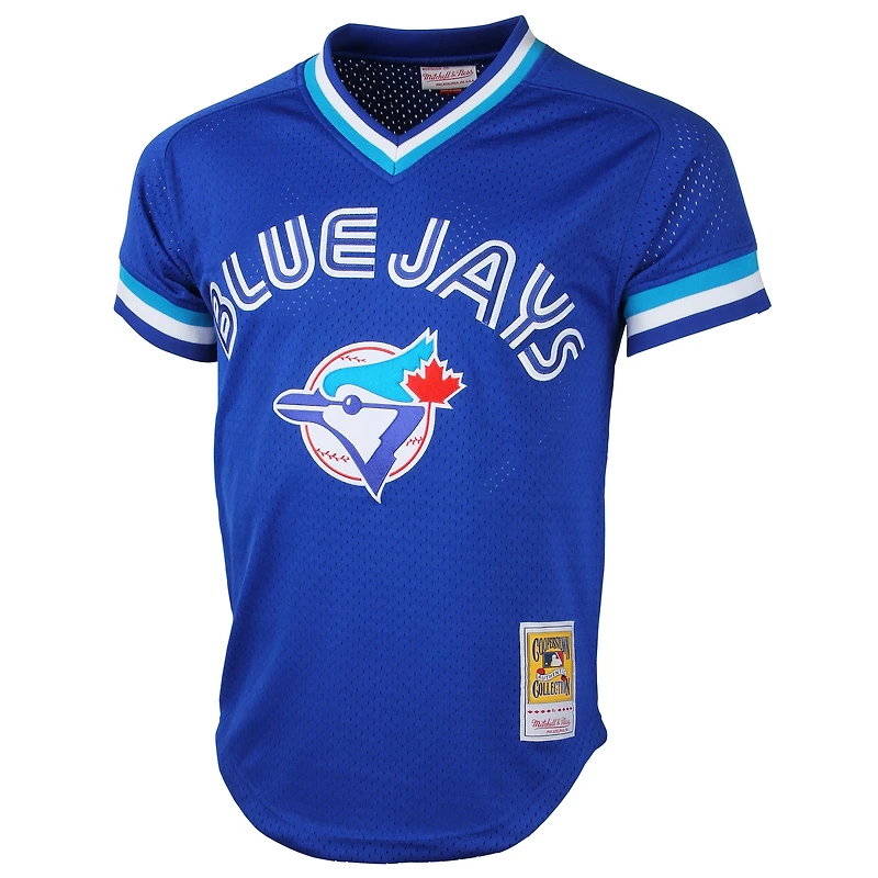 Mitchell & Ness Roberto Alomar Toronto Blue Jays Cooperstown Collection Maillot d'entraînement au bâton en maille - Bleu royal