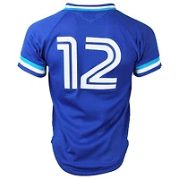 Mitchell & Ness Roberto Alomar Toronto Blue Jays Cooperstown Collection Maillot d'entraînement au bâton en maille - Bleu royal