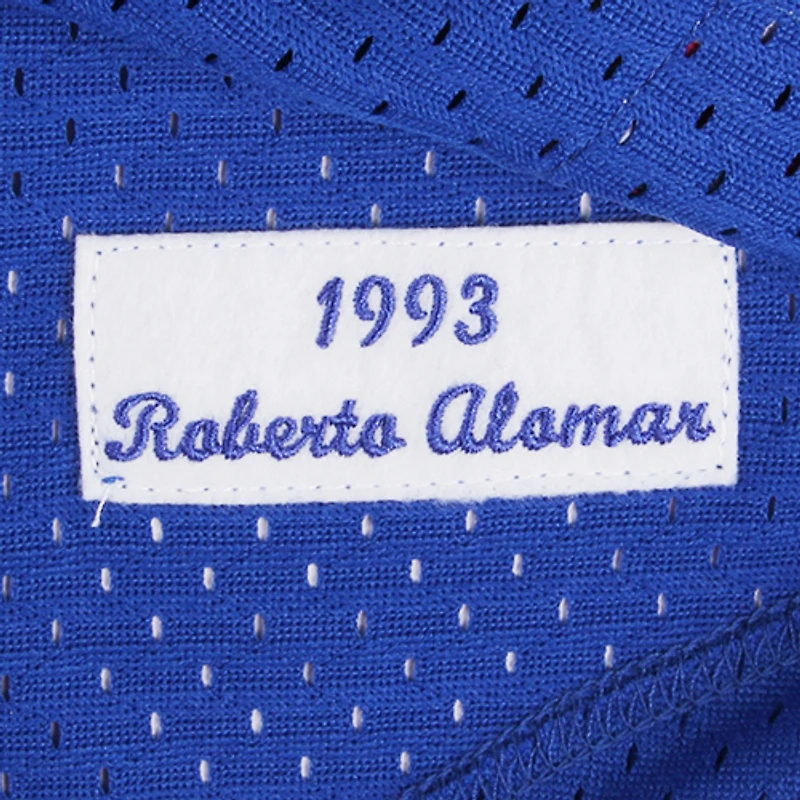 Maillot d'entraînement au bâton Mitchell & Ness Roberto Alomar des Blue Jays de Toronto, collection Cooperstown - Bleu royal