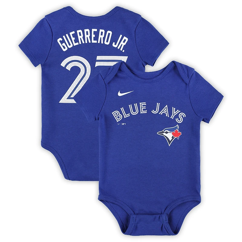 Newborn & Infant Nike Vladimir Guerrero Jr. Royal Toronto Blue Jays Fuse Name Number Bodysuit