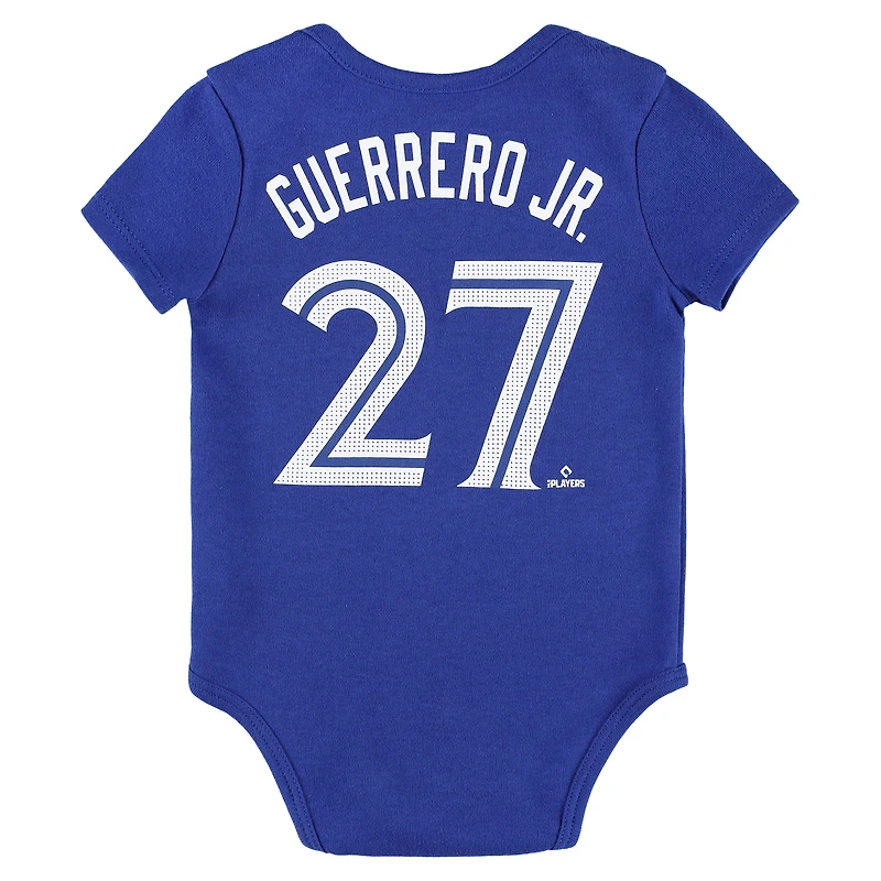 Newborn & Infant Nike Vladimir Guerrero Jr. Royal Toronto Blue Jays Fuse Name Number Bodysuit