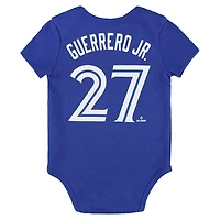 Newborn & Infant Nike Vladimir Guerrero Jr. Royal Toronto Blue Jays Fuse Name Number Bodysuit