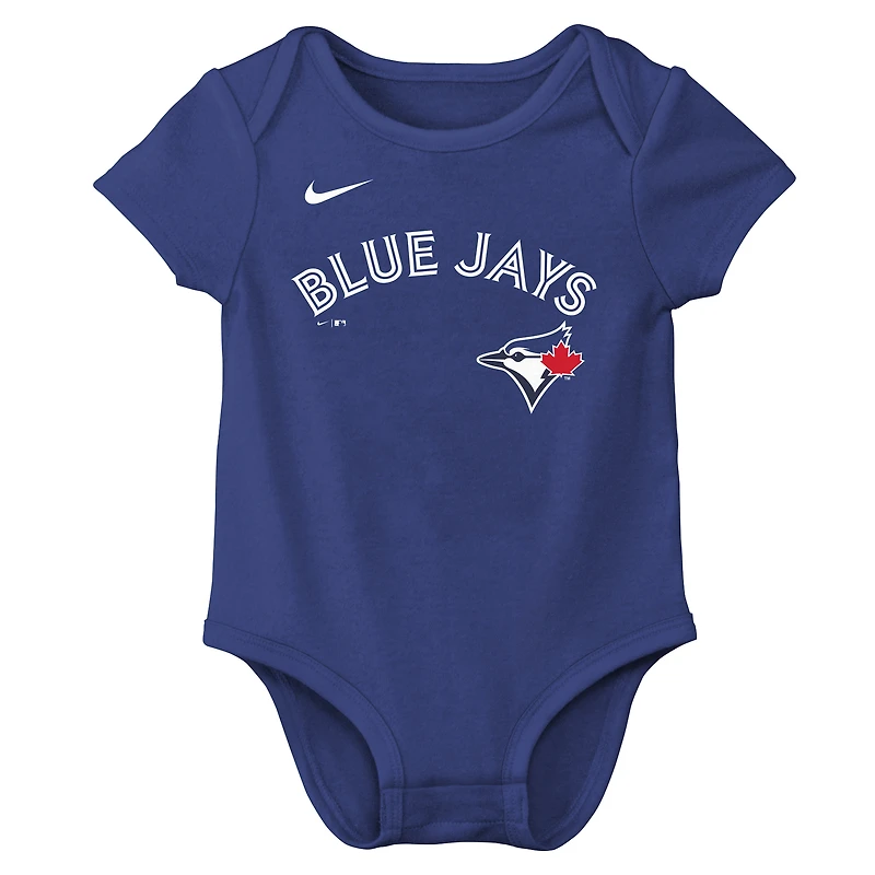 Body Nike pour nouveau-né et bébé Vladimir Guerrero Jr., nom numéro des Blue Jays de Toronto