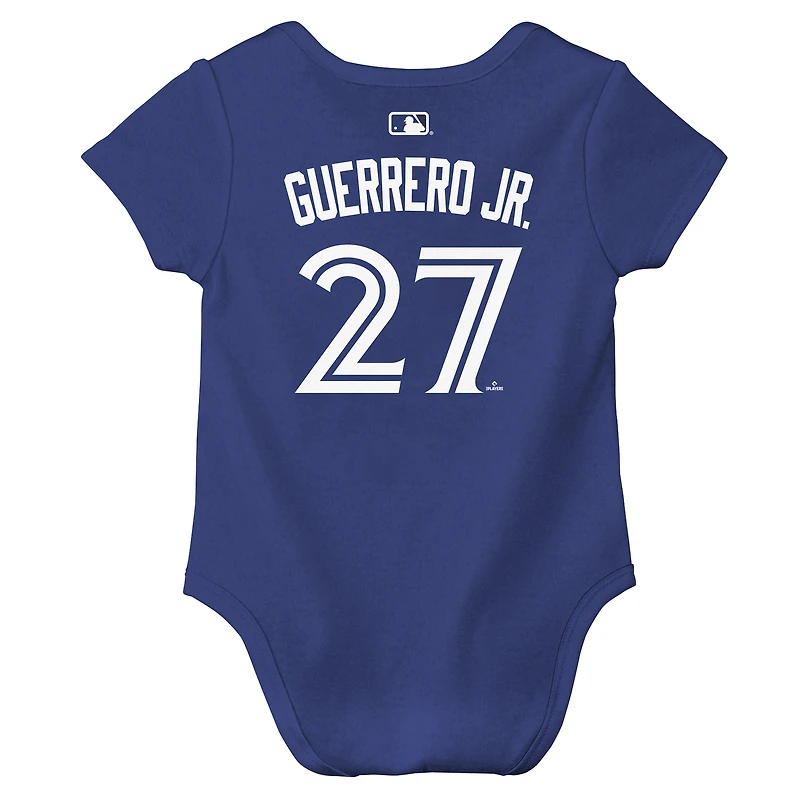 Newborn & Infant Nike Vladimir Guerrero Jr. Royal Toronto Blue Jays Name Number Bodysuit
