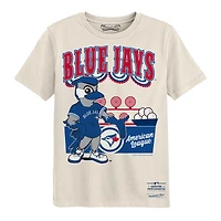 Preschool Mitchell & Ness  Cream Toronto Blue Jays Step Back Up T-Shirt