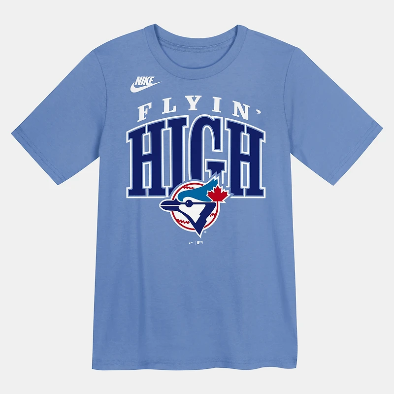 T-shirt Nike bleu Toronto Blue Jays de la collection locale pour enfants d'âge préscolaire