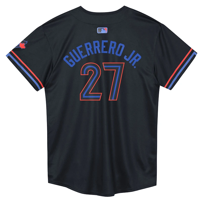 Maillot de joueur limité Nike Vladimir Guerrero Jr. des Blue Jays Toronto 2024 City Connect Limited pour enfants d'âge préscolaire