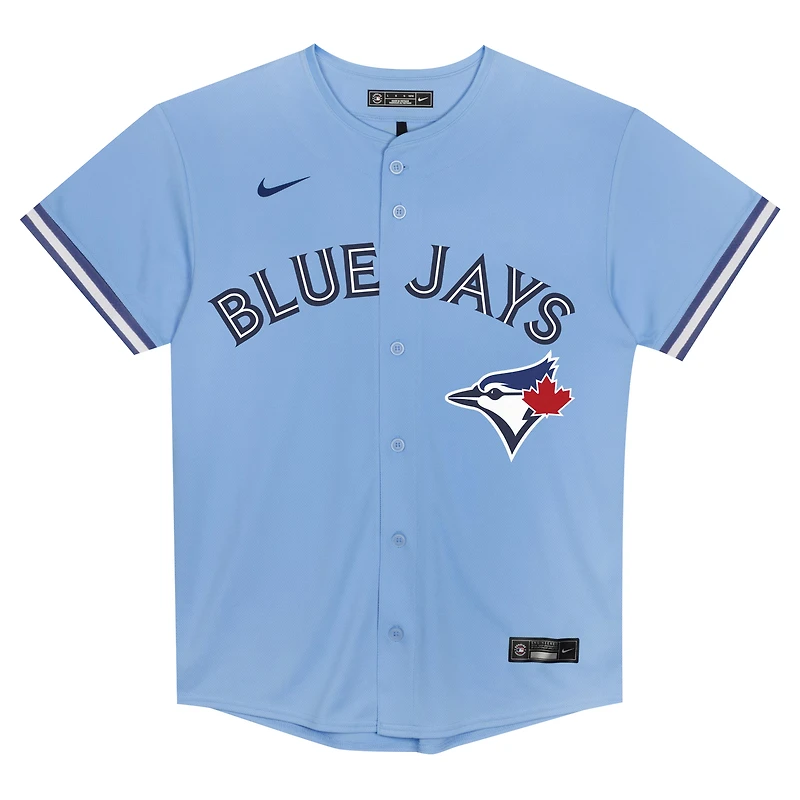 Maillot de match des Blue Jays Toronto Nike Vladimir Guerrero Jr., bleu préscolaire