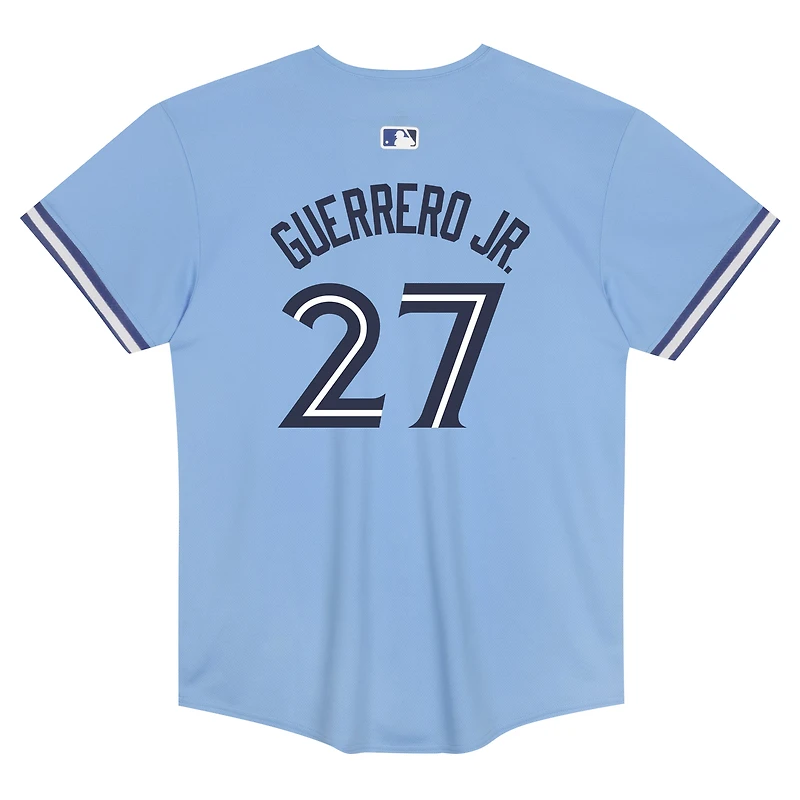 Maillot de match des Blue Jays Toronto Nike Vladimir Guerrero Jr., bleu préscolaire